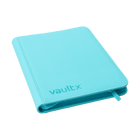 Vault X - 9-Pocket Exo-Tec® Zip Binder - Pastel Blue