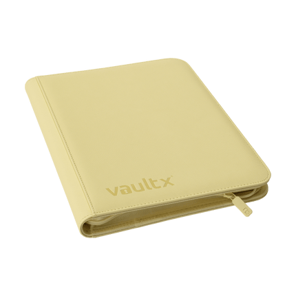 Vault X - 9-Pocket Exo-Tec® Zip Binder - Pastel Yellow