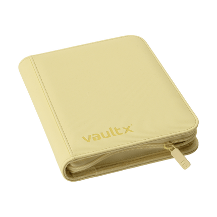 Vault X - 4-Pocket Exo-Tec® Zip Binder - Pastel Yellow