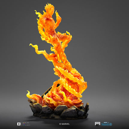 Iron Studios - The Fantastic Four: First Steps - Human Torch BDS Art Scale Statue 1/10