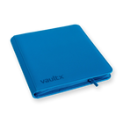 Vault X - 12-Pocket Exo-Tec® Zip Binder - Neon Blue