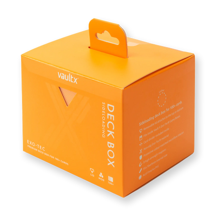 Vault X - Exo-Tec® Sideloading Deck Box 100+ - Neon Orange