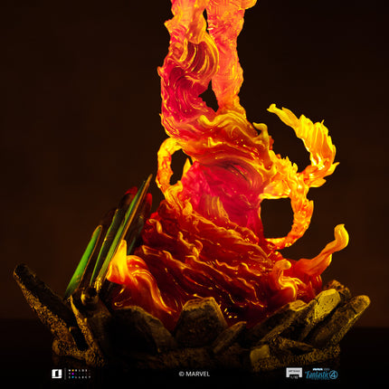 Iron Studios - The Fantastic Four: First Steps - Human Torch BDS Art Scale Statue 1/10