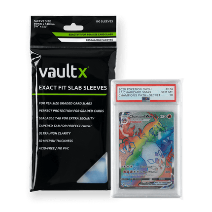 Vault X - Exact Fit Slab Sleeves PSA (100 Pack)