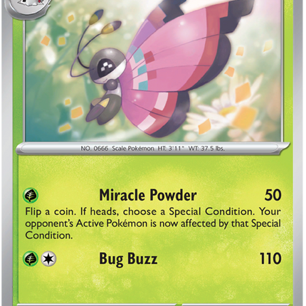 Pokemon TCG - Scarlet & Violet - Base Set - 010/198 - Vivillon - Uncommon