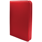 Ultra Pro - Vivid 9-Pocket Zippered Pro Binder - Red