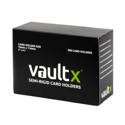 Vault X - Semi-Rigid Card Holders (200 Pack)