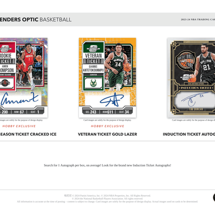Panini - 2023/24 Contenders Optic Basketball (NBA) - Hobby Box