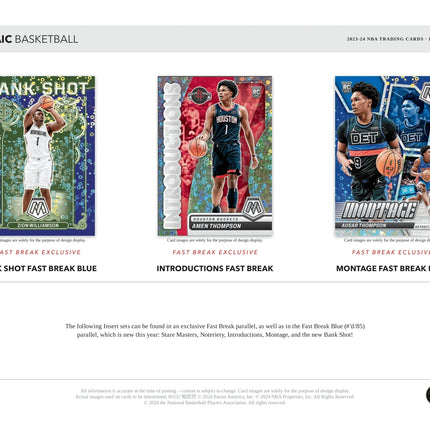 Panini - 2023/24 Mosaic Fast Break Basketball (NBA) - Hobby Box