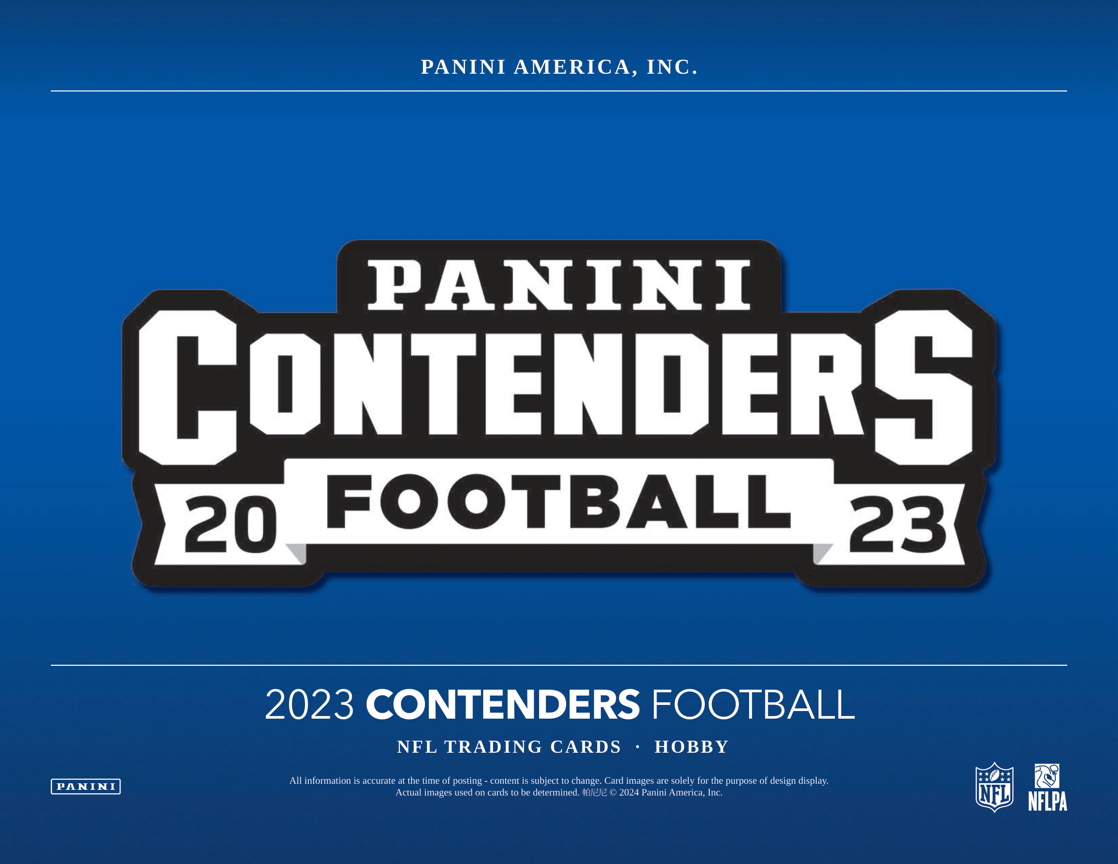 Panini - 2023 Contenders American Football (NFL) - Hobby Box