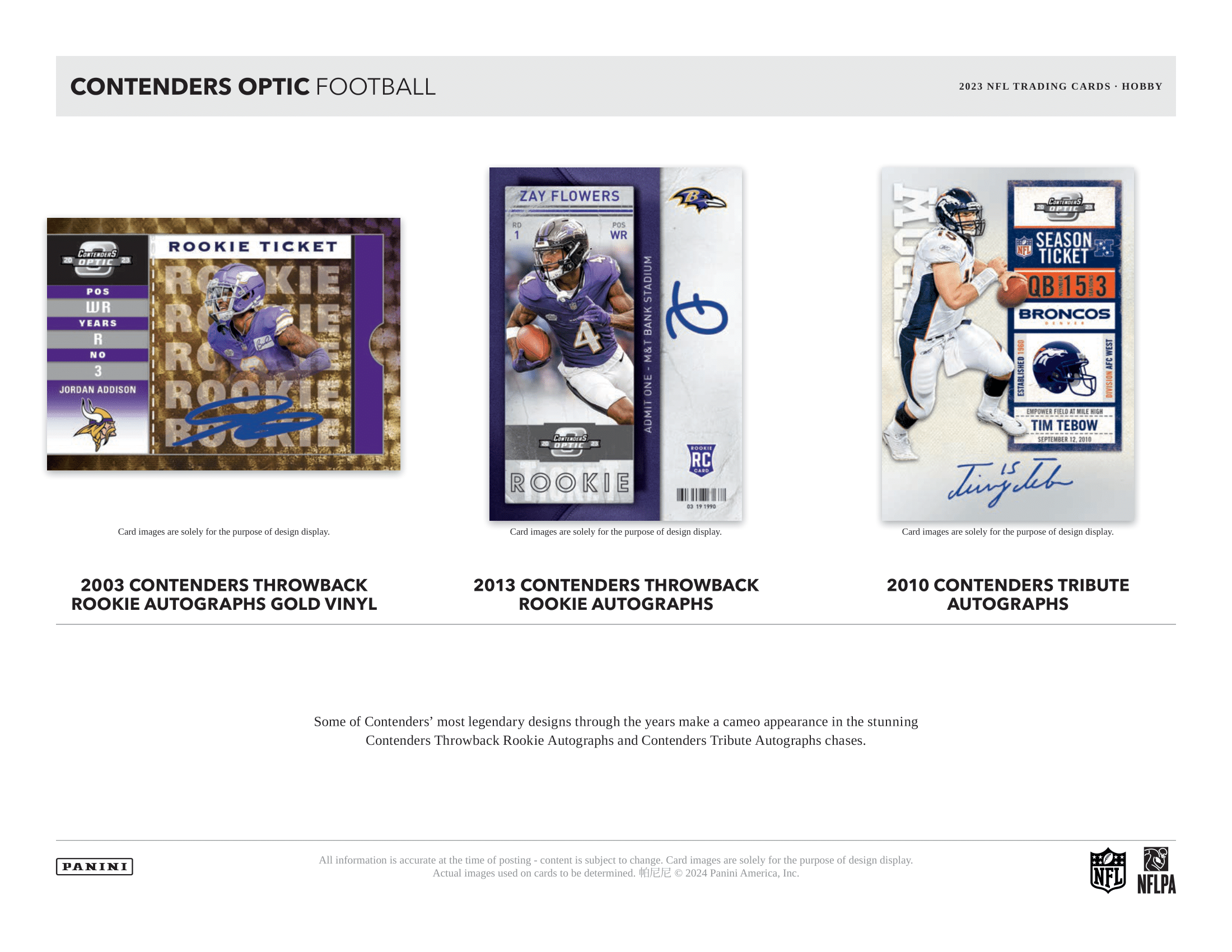 Panini - 2023 Contenders Optic American Football (NFL) - Hobby Box