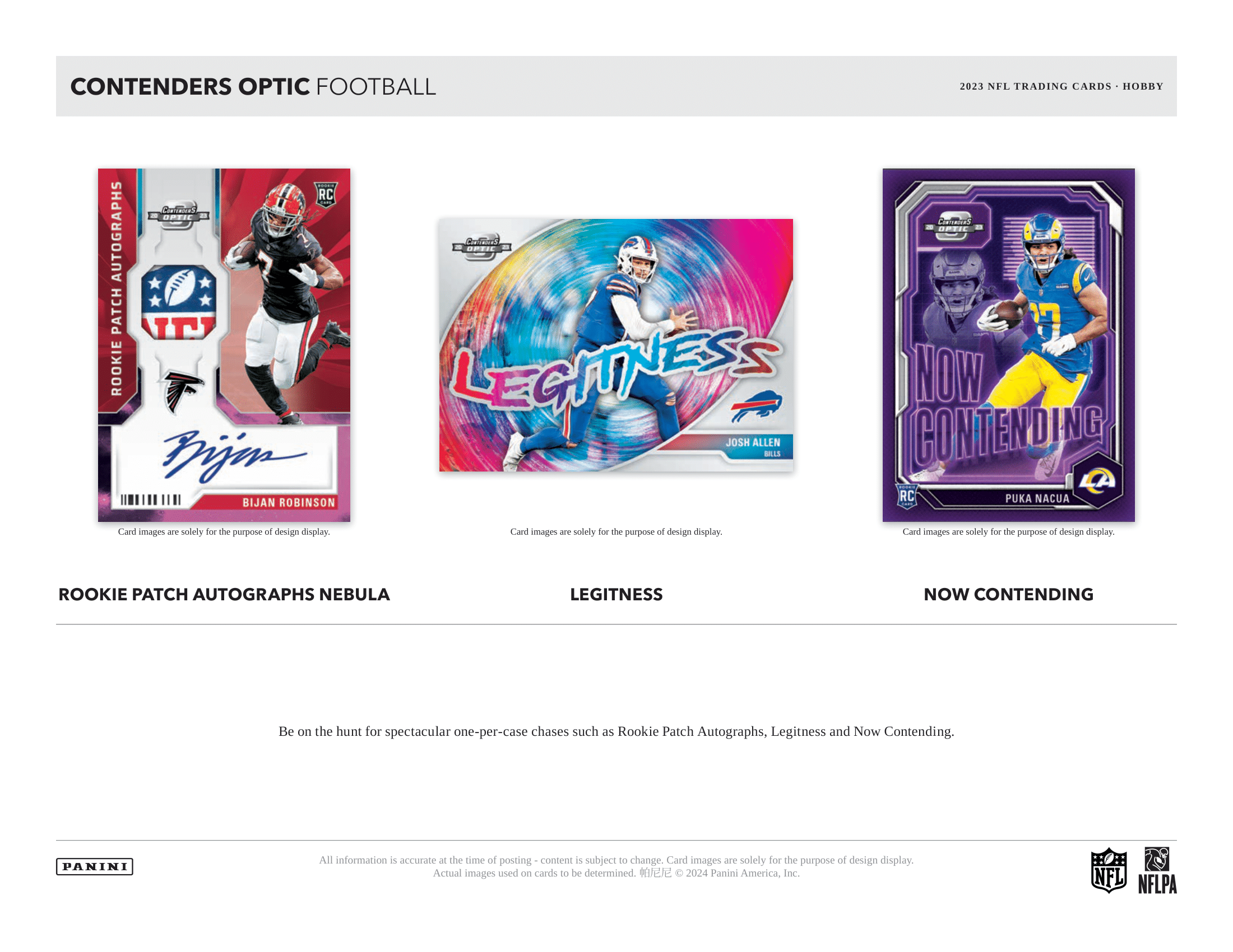 Panini - 2023 Contenders Optic American Football (NFL) - Hobby Box