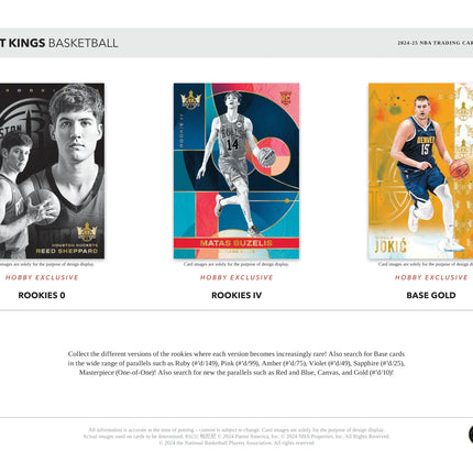 Panini - 2024/25 Court Kings Basketball (NBA) - Hobby Box