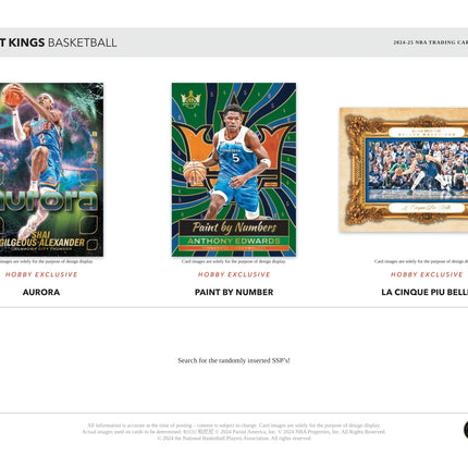 Panini - 2024/25 Court Kings Basketball (NBA) - Hobby Box