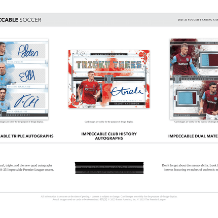 Panini - 2024/25 Impeccable Football (Soccer) - Hobby Box
