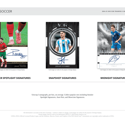 Panini - 2024/25 Noir Football (Soccer) - Hobby Box
