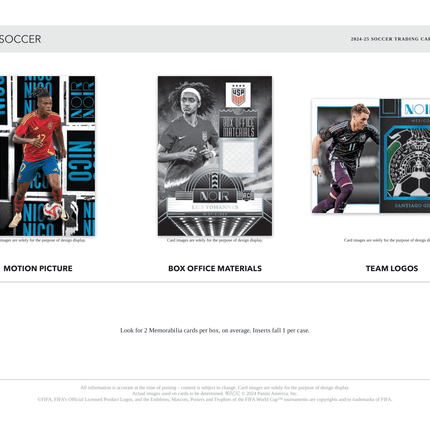 Panini - 2024/25 Noir Football (Soccer) - Hobby Box