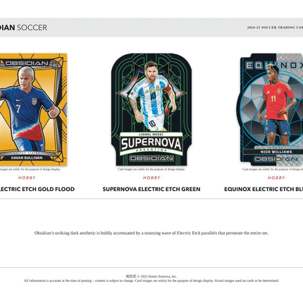 Panini - 2024/25 Obsidian Football (Soccer) - Hobby Box
