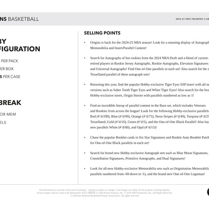 Panini - 2024/25 Origins Basketball (NBA) - Hobby Box