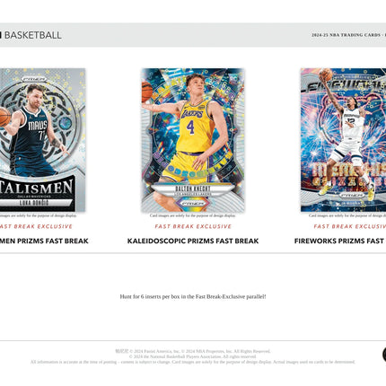 Panini - 2024/25 Prizm Fast Break Basketball (NBA) - Hobby Box