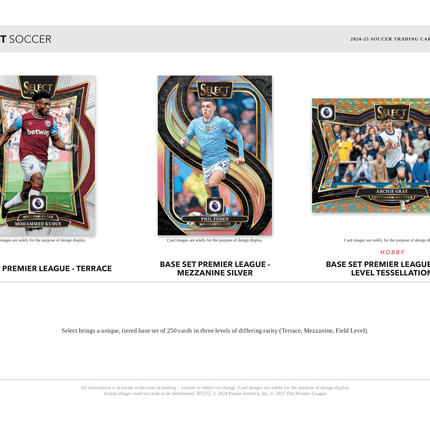 Panini - 2024/25 Select Premier League Football (Soccer) - Hobby Box