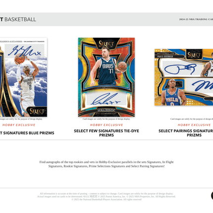 Panini - 2024/25 Select Basketball (NBA) - Hobby Box