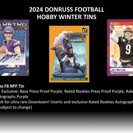 Panini - 2024 Donruss American Football (NFL) - Winter Tin