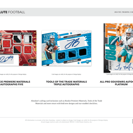 Panini - 2024 Absolute American Football (NFL) - Hobby Box