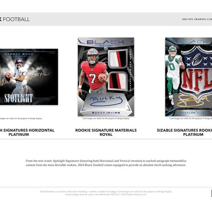 Panini - 2024 Black American Football (NFL) - Hobby Box