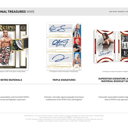 Panini - 2024 National Treasures WWE - Hobby Box