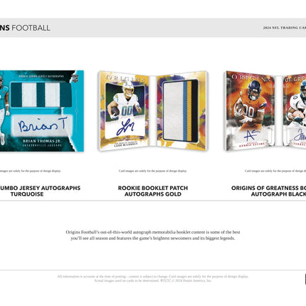 Panini - 2024 Origins American Football (NFL) - Hobby Box