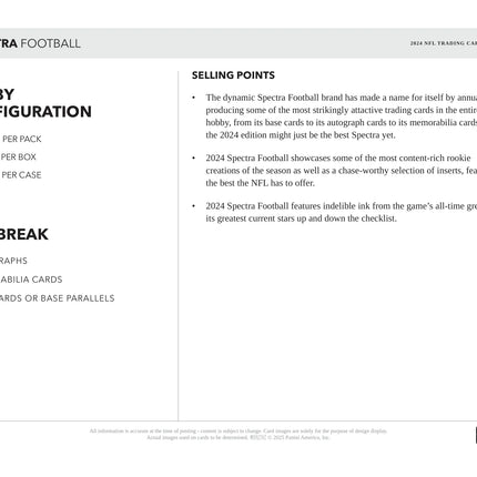 Panini - 2024 Spectra American Football (NFL) - Hobby Box