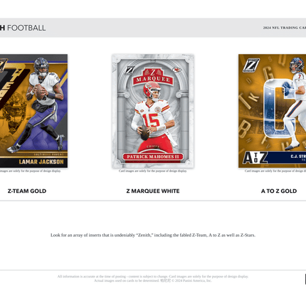 Panini - 2024 Zenith American Football (NFL) - Hobby Box