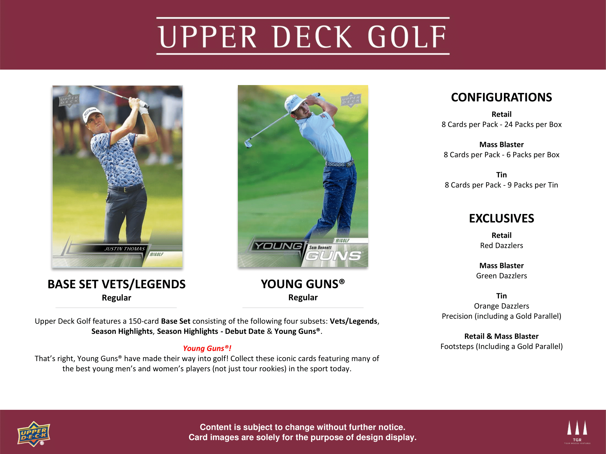 Upper Deck - 2024 Upper Deck Golf - Tin