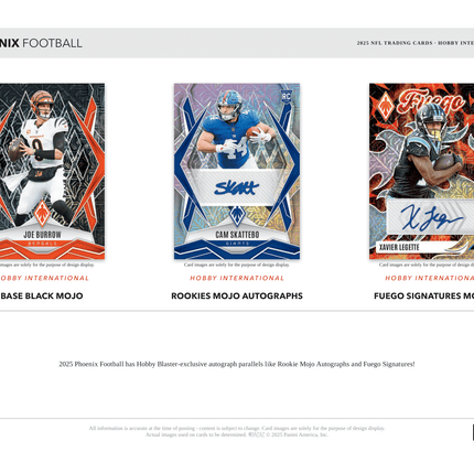 Panini - 2025 Phoenix American Football (NFL) - International Mega Box