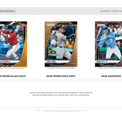 Panini - 2025 Prizm Baseball (MLB) - Hobby Box