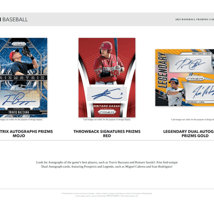 Panini - 2025 Prizm Baseball (MLB) - Hobby Box