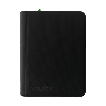Vault X - 16-Pocket Exo-Tec® XXL Zip Binder - Black