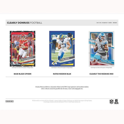 Panini - 2023 Clearly Donruss American Football (NFL) - Hobby Box