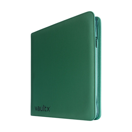 Vault X - 12-Pocket Exo-Tec® Zip Binder - Metallic Green