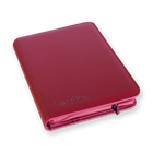 Vault X - 9-Pocket Exo-Tec® Zip Binder - Metallic Red