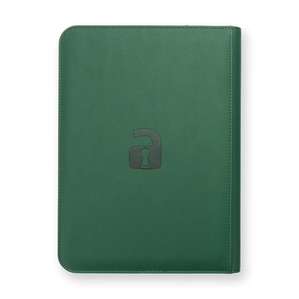 Vault X - 9-Pocket Exo-Tec® Zip Binder - Metallic Green