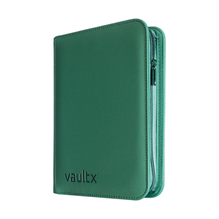 Vault X - 4-Pocket Exo-Tec® Zip Binder - Metallic Green