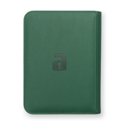 Vault X - 4-Pocket Exo-Tec® Zip Binder - Metallic Green