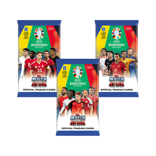 Topps - UEFA Euro 2024 Football (Soccer) Match Attax - Booster Pack (8 Cards)