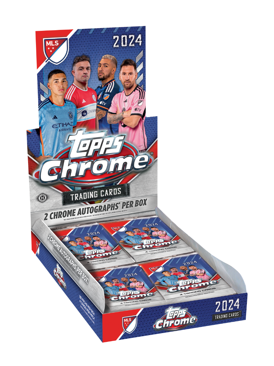 Topps 2024 Chrome MLS Football (Soccer) Hobby Box The Card Vault