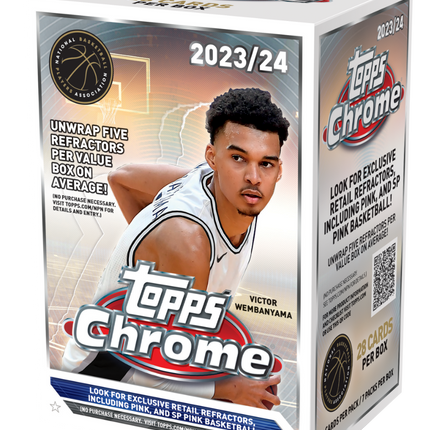 Topps - 2023/24 Chrome Basketball (NBA) - Value Box