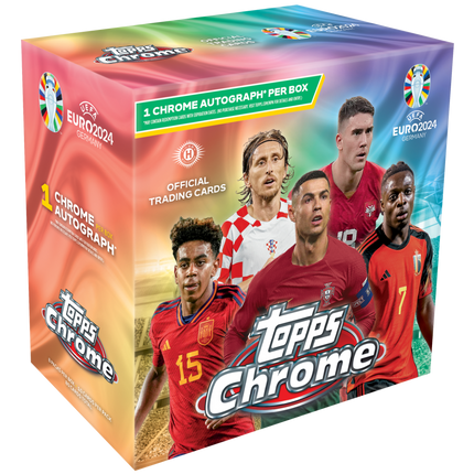 Topps - 2023/24 Chrome UEFA Euro Football (Soccer) - Hobby Box