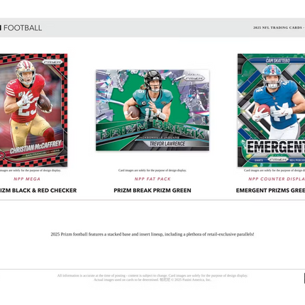 Panini - 2025 Prizm American Football (NFL) - Fat Pack Box