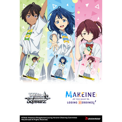 Weiss Schwarz - Makeine: Too Many Losing Heroines! - Trial Deck - Counter Display Unit (6x Decks)